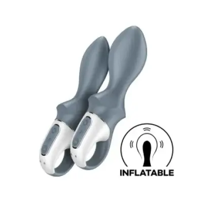 Satisfyer Air Pump Booty 1 Anal Inflatable Vibrator Grey