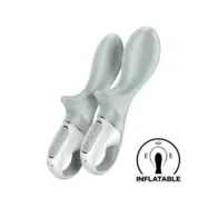 Satisfyer Air Pump Booty 3 Inflatable Anal Vibrator Greygreen