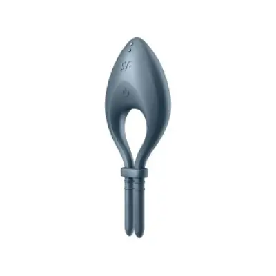 Satisfyer Bullseye Ring Vibrator App Grey