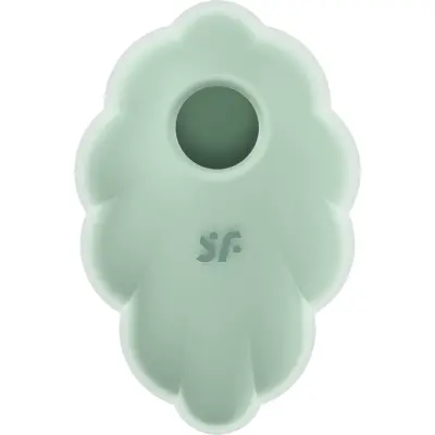 Satisfyer: Cloud Dancer, Double Air Pulse Vibrator, grön