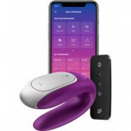 Satisfyer Connect: Double Fun, Partner Vibrator, lila