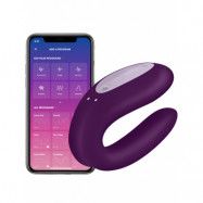 Satisfyer Connect: Double Joy, Partner Vibrator, lila