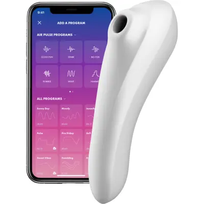 Satisfyer Connect: Dual Pleasure, Air Pulse Vibrator, vit