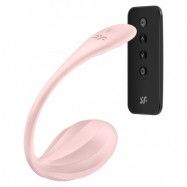 Satisfyer Connect: Ribbed Petal, Wearable Vibrator, rosa