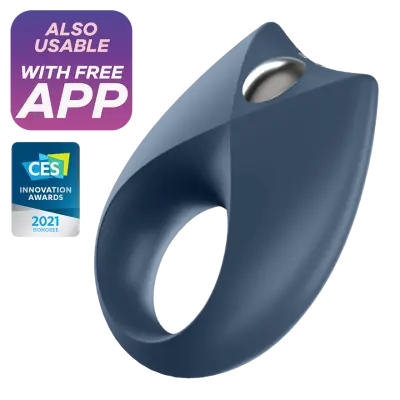 Satisfyer Connect Royal One, Ring Vibrator - Dark Blue