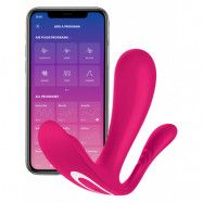 Satisfyer Connect: Top Secret +, Wearable Vibrator, rosa