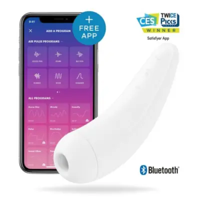 Satisfyer Curvy 2+ (Färg: Vit)