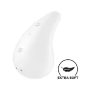 Satisfyer Dew Drop Vibrator Lay-On White