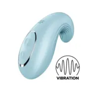 Satisfyer Dipping Delight Lay-On Vibrator Blue