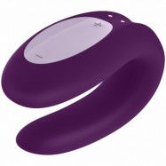 Satisfyer Double Joy Appstyrd Parvibrator - Lila