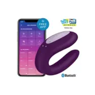 Satisfyer Double Joy Con App Purple