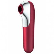 Satisfyer Dual Love Air Pulse Vibrator, red