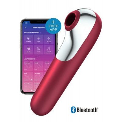 Satisfyer Dual Love Air Pulse Vibrator Red