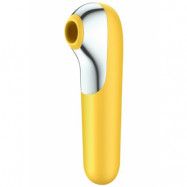 Satisfyer Dual Love Air Pulse Vibrator, yellow