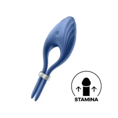 Satisfyer Duelist Ring Vibrator Blue