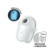 Satisfyer Glowing Ghost Air Pulse & Vibrator White