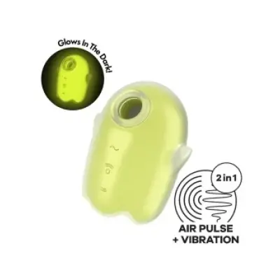 Satisfyer Glowing Ghost Air Pulse & Vibrator Yellow