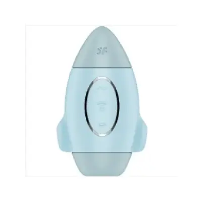 Satisfyer Mission Control Blue Small Double Impulse Vibrator