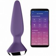 Satisfyer Plug-ilicious 1 Plug Vibrator - Purple