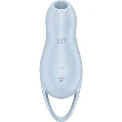Satisfyer: Pocket Pro 1, Double Air Pulse Vibrator, blå