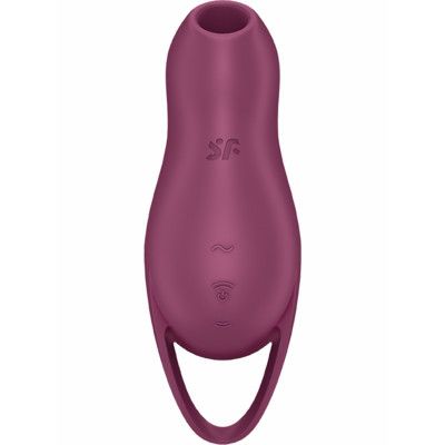 Satisfyer: Pocket Pro 1, Double Air Pulse Vibrator, röd