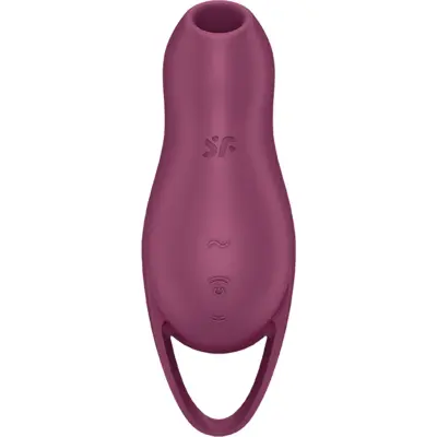 Satisfyer: Pocket Pro 1, Double Air Pulse Vibrator, röd