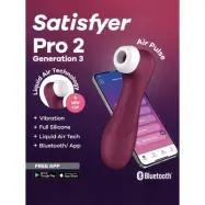 Satisfyer Pro 2 Gen. 3 With Liquid Air& Bluetooth App Red