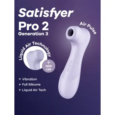 Satisfyer Pro 2 Generation 3 With Liquid Air Purple