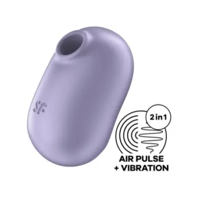 Satisfyer Pro To Go 2 Double Air Pulse Stimulator & Vibrator Violet