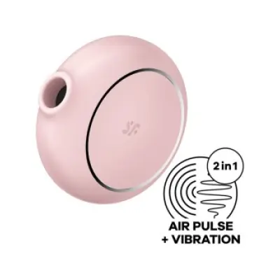 Satisfyer Pro To Go 3 Double Air Pulse Stimulator & Vibrator Pink