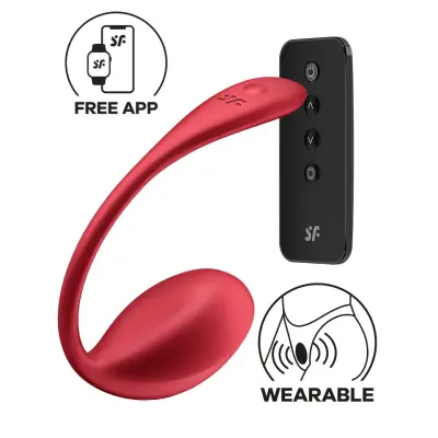 Satisfyer Shiny Petal Connect App Red