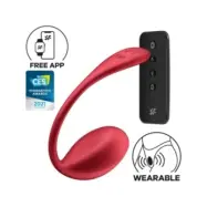 Satisfyer Shiny Petal G Point Remote Control Stimulator Red Free App