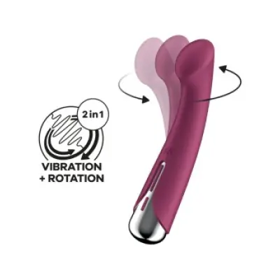 Satisfyer Spinning G-Sport 1 Rotator Vibrator Red