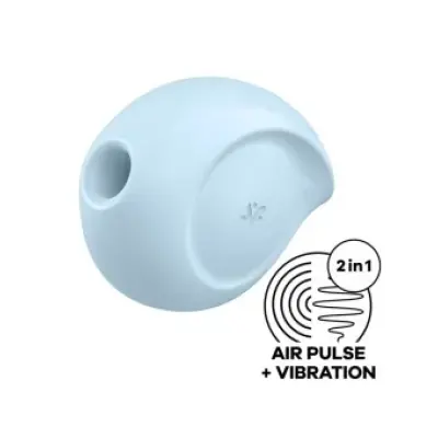 Satisfyer Sugar Rush Air Pulse Stimulator & Vibrator Blue