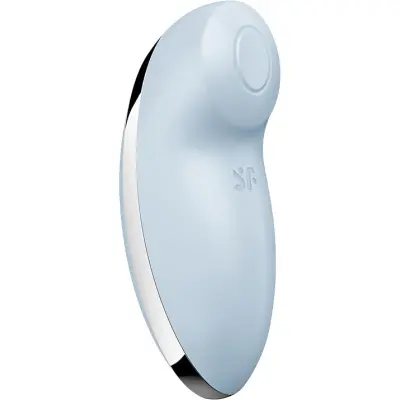 Satisfyer: Tap&Climax 2 Lay-On Vibrator, blå