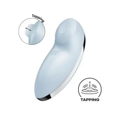 Satisfyer Tap & Climax 2 Vibrator & Stimulator Blue