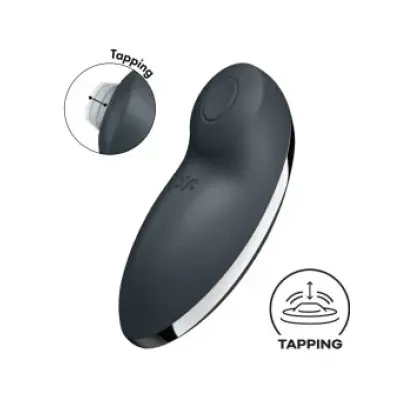 Satisfyer Tap & Climax 2 Vibrator & Stimulator Grey
