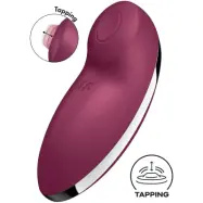 Satisfyer Tap& Climax 2 Vibrator Red