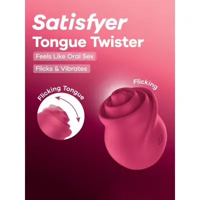 Satisfyer Tongue Twister Flicking Tongue Vibrator