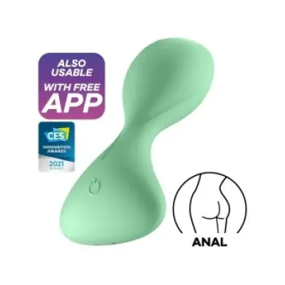 Satisfyer Trendsetter Vibrating Plug App Green
