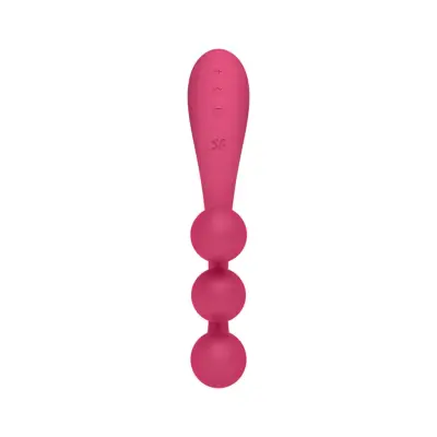 Satisfyer - Tri Ball 1 Multi Vibrator: För klitoris, vaginal & anal stimulering - Röd