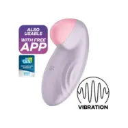 Satisfyer Tropical Tip Lay-On Vibrator Lilac