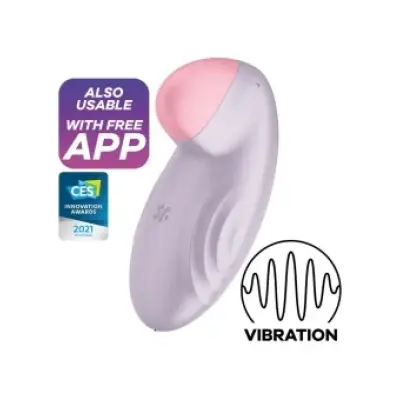 Satisfyer Tropical Tip Lay-On Vibrator Lilac