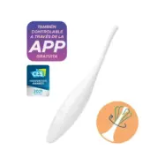 Satisfyer Twirling Joy Clit Tip Vibrator White