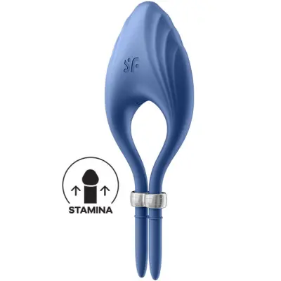 Satisfyer Vibrating Penis Ring Duelist Blue