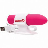 Screaming O Positive Uppladdningsbar Bulletvibrator    - Rosa