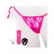 Screaming O: Rechargeable Vibrating Panty Set, rosa