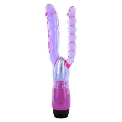 Seven Creations Double Penetrating Vibrator Clear