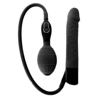 Seven Creations Inflatable Anal Vibrator Black