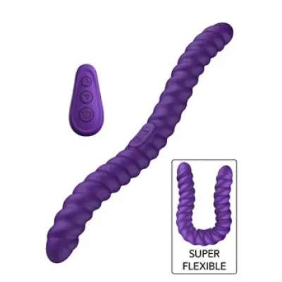 She.E.O Dual-Sided Flexible Vibrator Purple